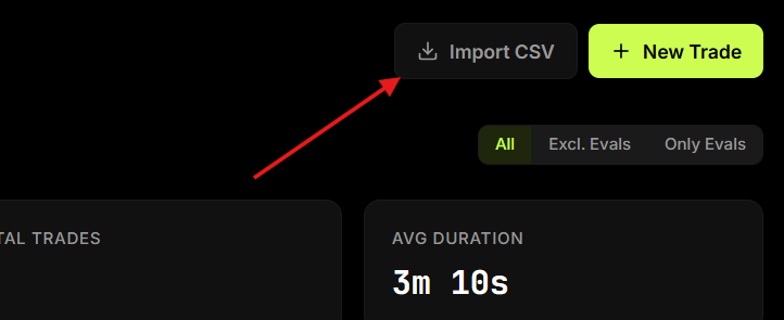 Import CSV into RR Metrics